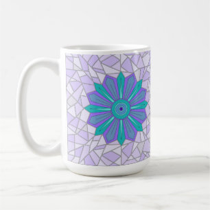 CAFÉ CANECA DE MIX DE VERDE E AZUL
