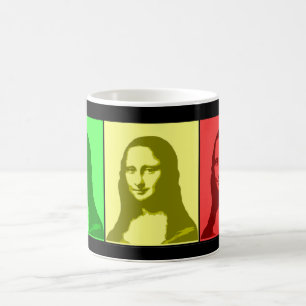 Café caneca de Mona lisa do rasta