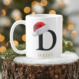 Café Caneca de Monograma de Natal