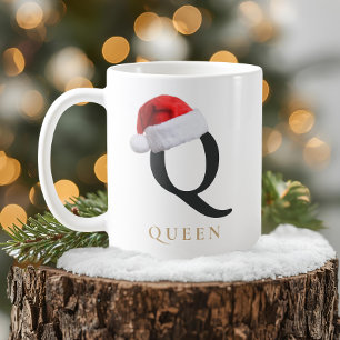 Café Caneca de Monograma de Natal
