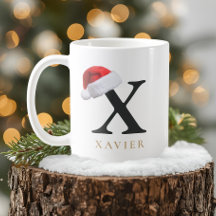 Caneca de Monograma de Natal