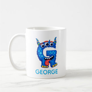 Café Caneca de Monstros Divertidos Personalizada para C