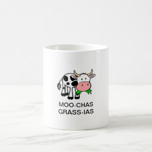 Café Caneca de MOO-chas Grama-IAS (Muchas Gracias)