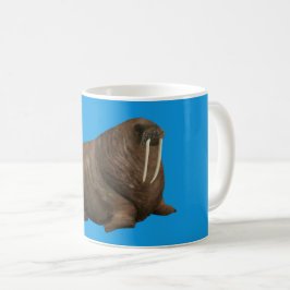 Café Caneca de Morsa em Azul