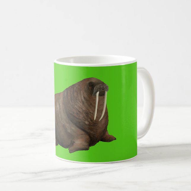 Café Caneca de Morsa - Verde (Frente Esquerda)
