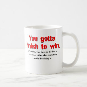Café Caneca de Motocross de Moto de Trilha Finish to Wi