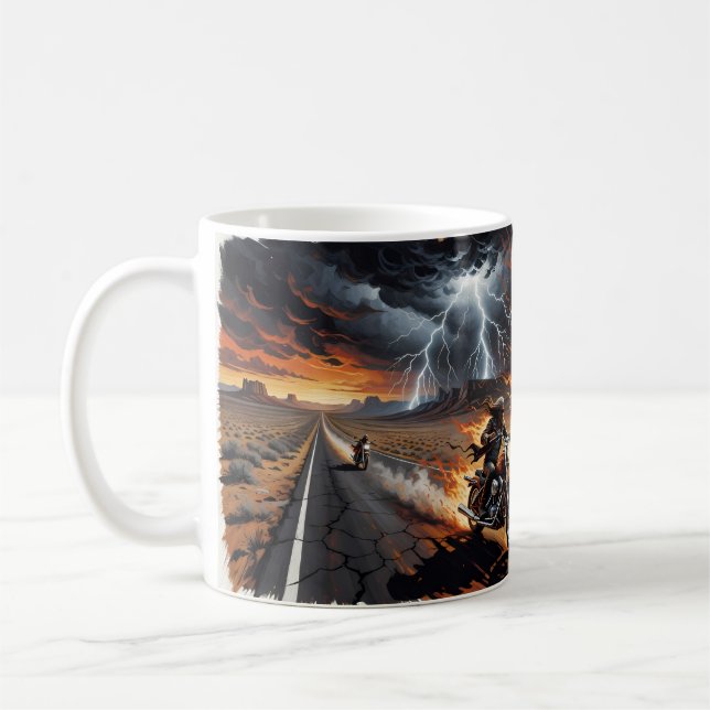 Café Caneca de Motoqueiro Desert Storm Nascido para Ser (Esquerda)