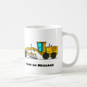 Café Caneca de Motor Grader, Presente para Operador de
