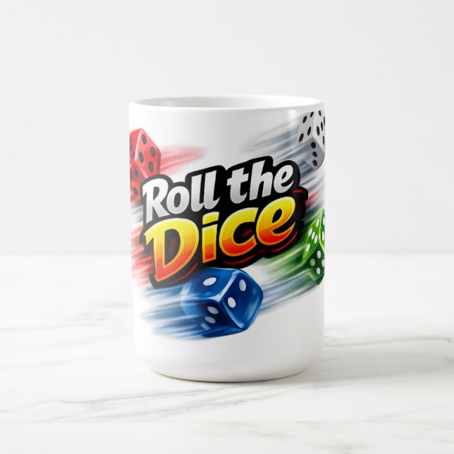 Café Caneca de Movimento 'Roll the Dice' (Centro)