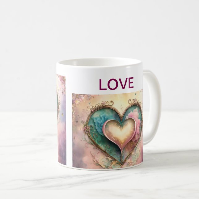 Café Caneca de na moda cerâmica para café, chá ou bebid (Frente Esquerda)