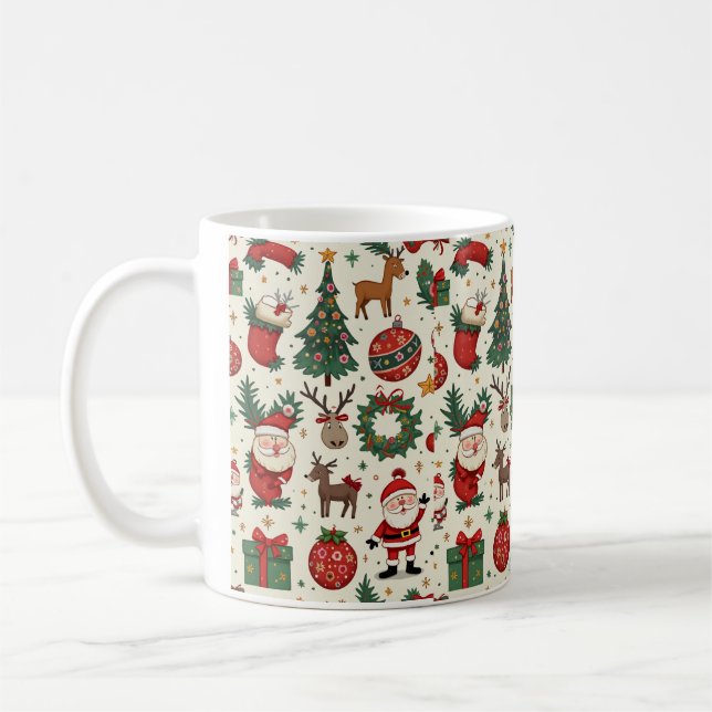 Café caneca de natal (Esquerda)