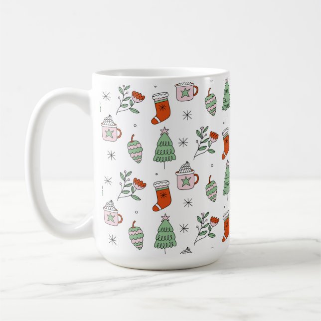 Café caneca de Natal (Esquerda)