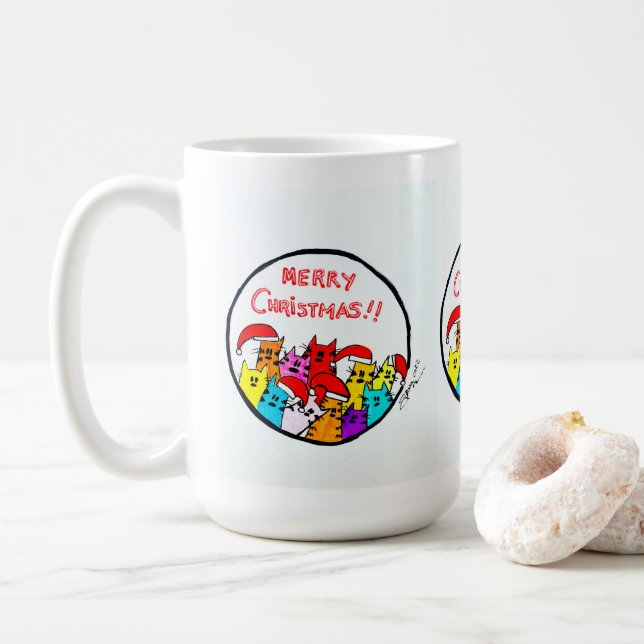 Café Caneca de Natal (Com Donut)
