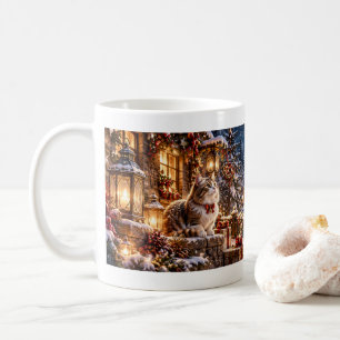Café Caneca de Natal à Meia-Noite