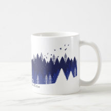 Caneca de Natal Azul