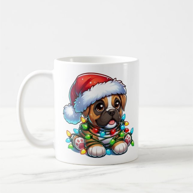 Café Caneca de Natal Bonita (Esquerda)