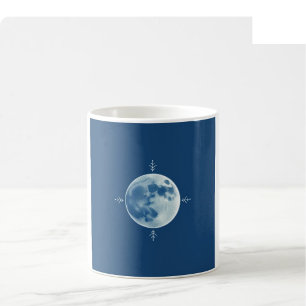 Café Caneca de Natal com Desenho Linear - Gelo e Prata