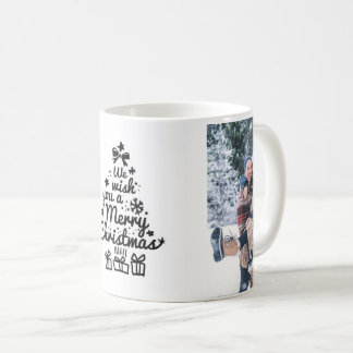 Café Caneca de Natal com Foto Personalizada de Casal