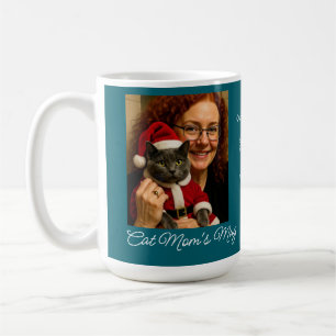 Café Caneca de Natal da Mãe do Gato, Foto do Gato e do