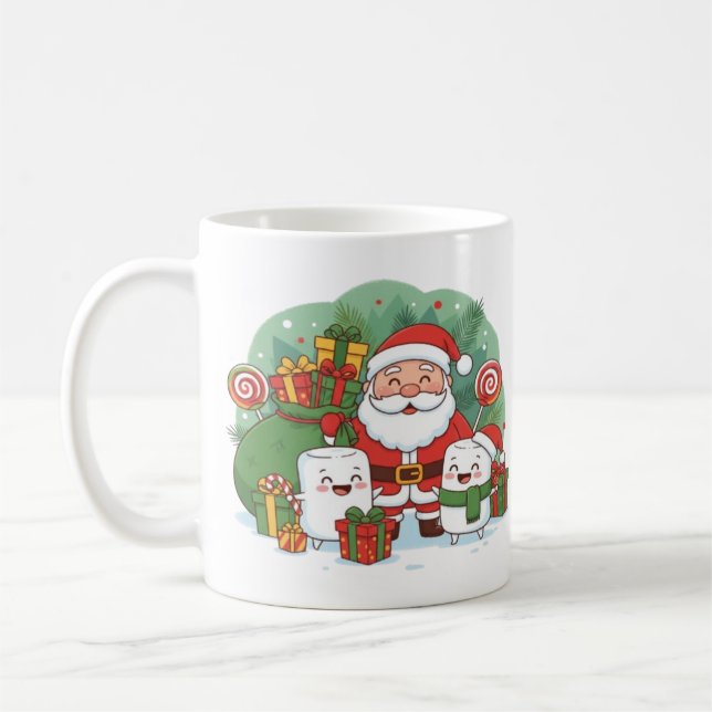 Café Caneca de Natal de Cacau Quente (Esquerda)