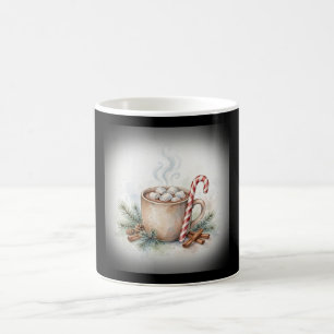 Café Caneca de Natal de Cacau Quente Aconchegante em Aq