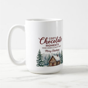 Café Caneca de Natal de Inverno Momentos de Chocolate A