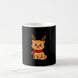 Café Caneca de Natal de Kitten Rena Cute