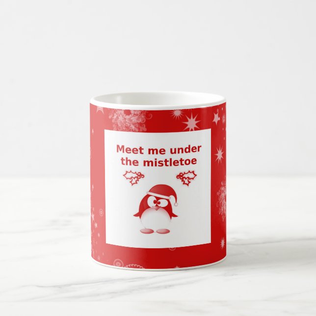 Café Caneca de Natal de Pinguim (Centro)
