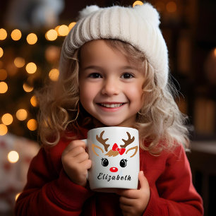 Café Caneca de Natal de Revista Personalizada Caneta