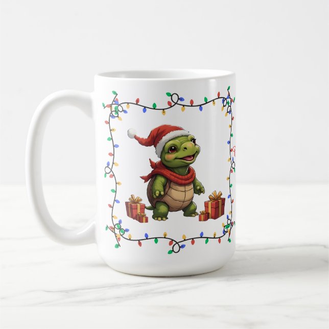 Café Caneca de Natal de Tartaruga (Esquerda)