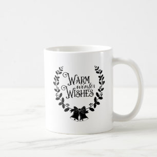 Café Caneca de Natal Desejos de Inverno Quente