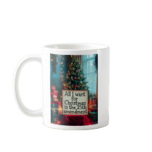 Caneca de Natal do 25º Aditamento com Árvore Festi
