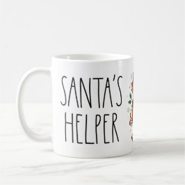 Café Caneca de Natal do Ajudante do Papai Noel