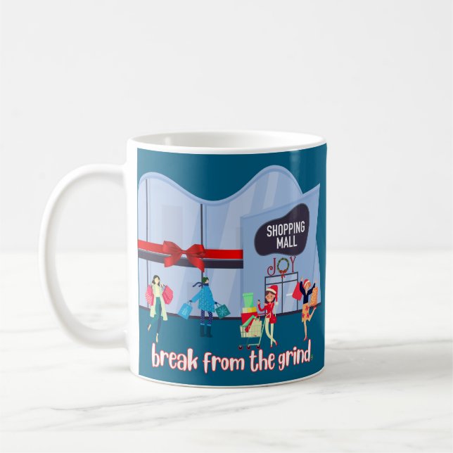 Café Caneca de Natal do Mercado de Natal (Esquerda)