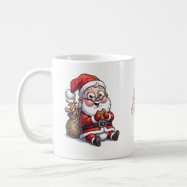 Café Caneca de Natal do Papai Noel (Esquerda)