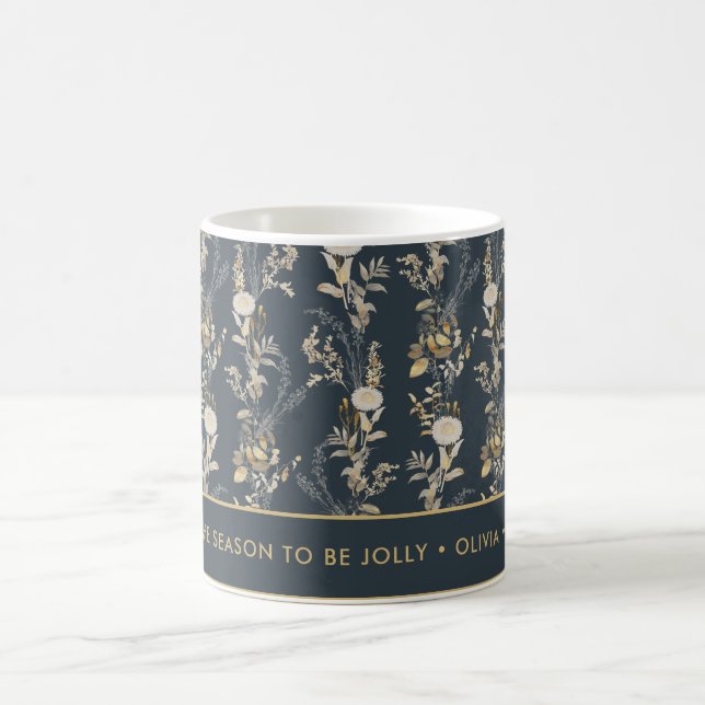 Café Caneca de Natal Elegante (Centro)