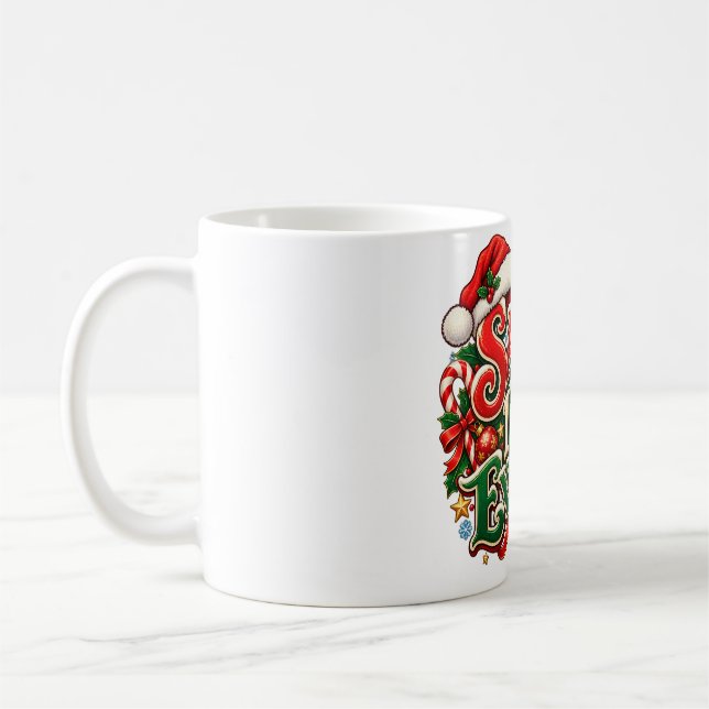 Café Caneca de Natal Engraçada Eu Posso Explicar (Esquerda)
