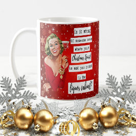 Café Caneca de Natal Engraçada Melhor Amiga