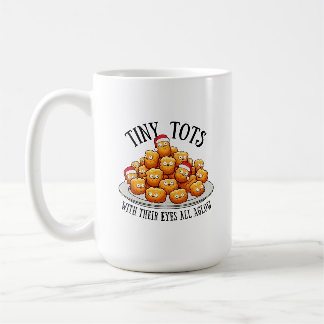 Café Caneca de Natal Engraçada para Crianças (Esquerda)