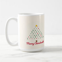 Caneca de Natal engraçado de matemática para profe