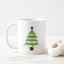 Caneca de Natal estilo Kawaii