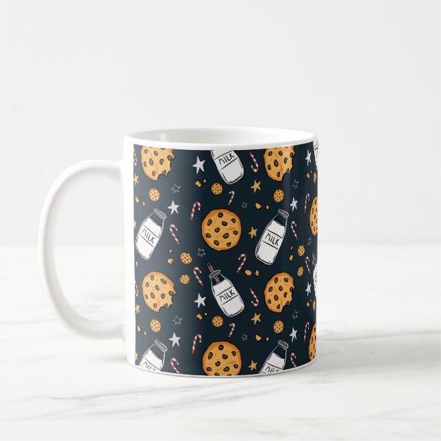 Café Caneca de Natal Leite e Biscoitos (Esquerda)