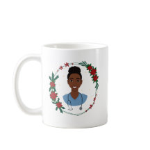 Caneca de Natal para Enfermeira, Presente Personal