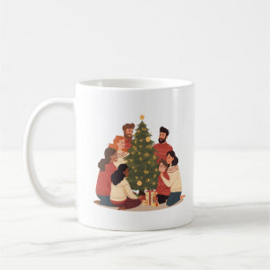 Café Caneca de Natal para Família e Amigos - Festa de N