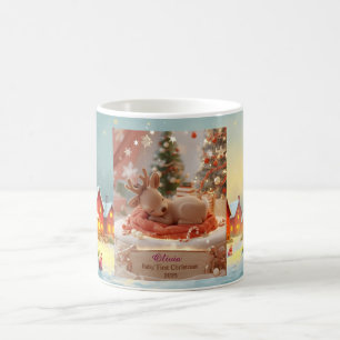 Café Caneca de Natal Personalizada com Desejos de Calor