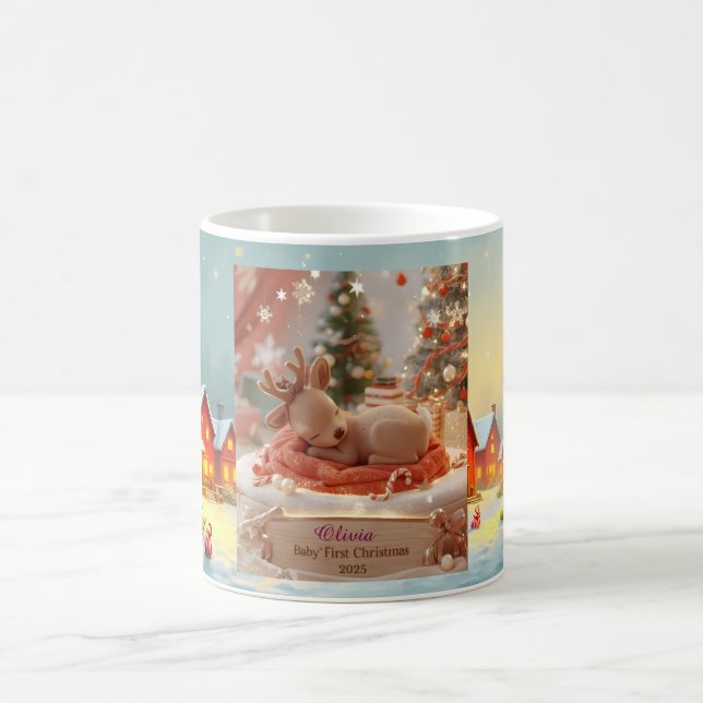 Café Caneca de Natal Personalizada com Desejos de Calor (Centro)