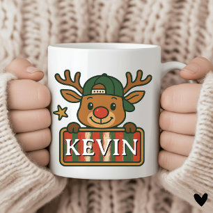 Café Caneca de Natal Personalizada com o Nome das Crian