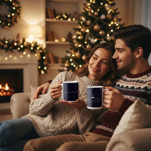 Café Caneca de Natal Personalizada Monte Etna
