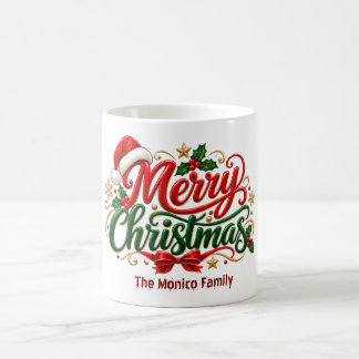 Café Caneca de Natal Personalizada para a Família