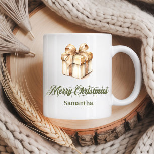 Café Caneca de Natal Personalizada Terrosa
